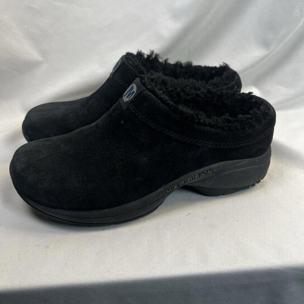 Merrell Primo Chill Slip on Comfort Slippers Womens Size 6 J63260 Black - Picture 7 of 9
